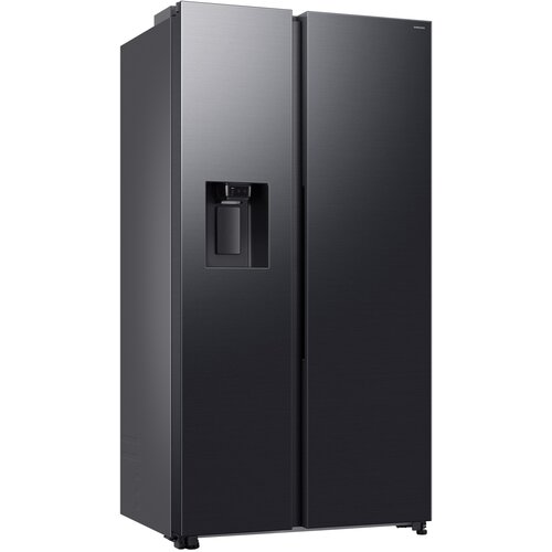 Samsung RS70F65KEFEF Stran ob strani z vodnim rezervoarjem, No Frost+, temni inox Slike