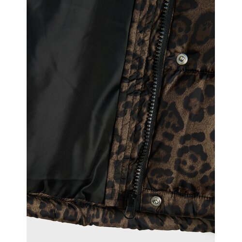 Sinsay Pro&amp;scaron;ivena puffer jakna s leopard uzorkom Slike