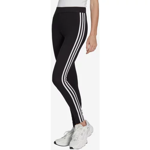 Adidas Pajkice 3 Stripes Tigh ženske, črna barva
