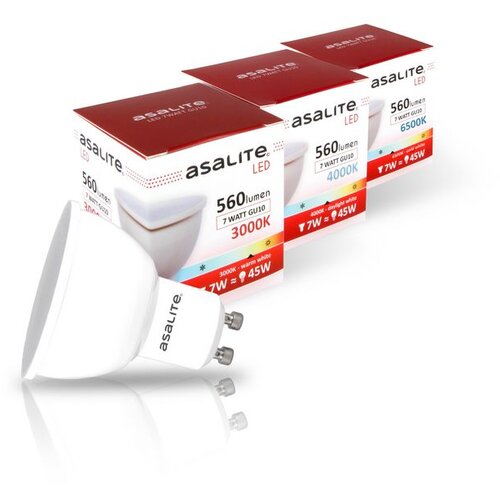 Asalite LED sijalka GU10 7W 4000K 560lm Cene
