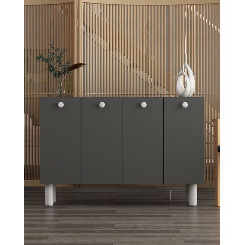 Hanah home komoda ilay bohem, antracit Slike