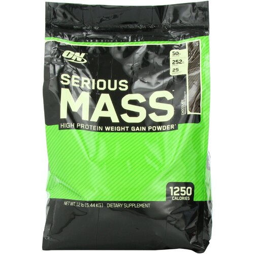 Optimum Nutrition serious mass 5450 g jagoda Slike