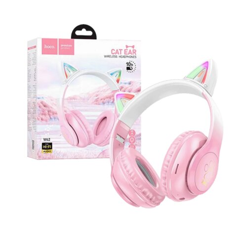 hoco. W42 DJEČIJE BLUETOOTH SLUŠALICE ROZA Cijene