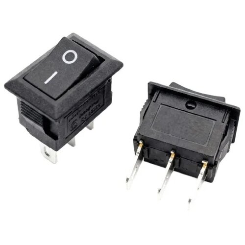  Prekidač crni kockasti 8x13mm 2pola/3pina Slike