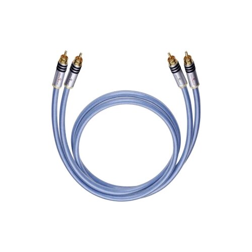 Oehlbach cinch avdio priključni kabel [2x moški cinch konektor - 2x moški cinch konektor] 0.50 m modra pozlačeni konektorji XXL® Series 2, (20431645) Cene