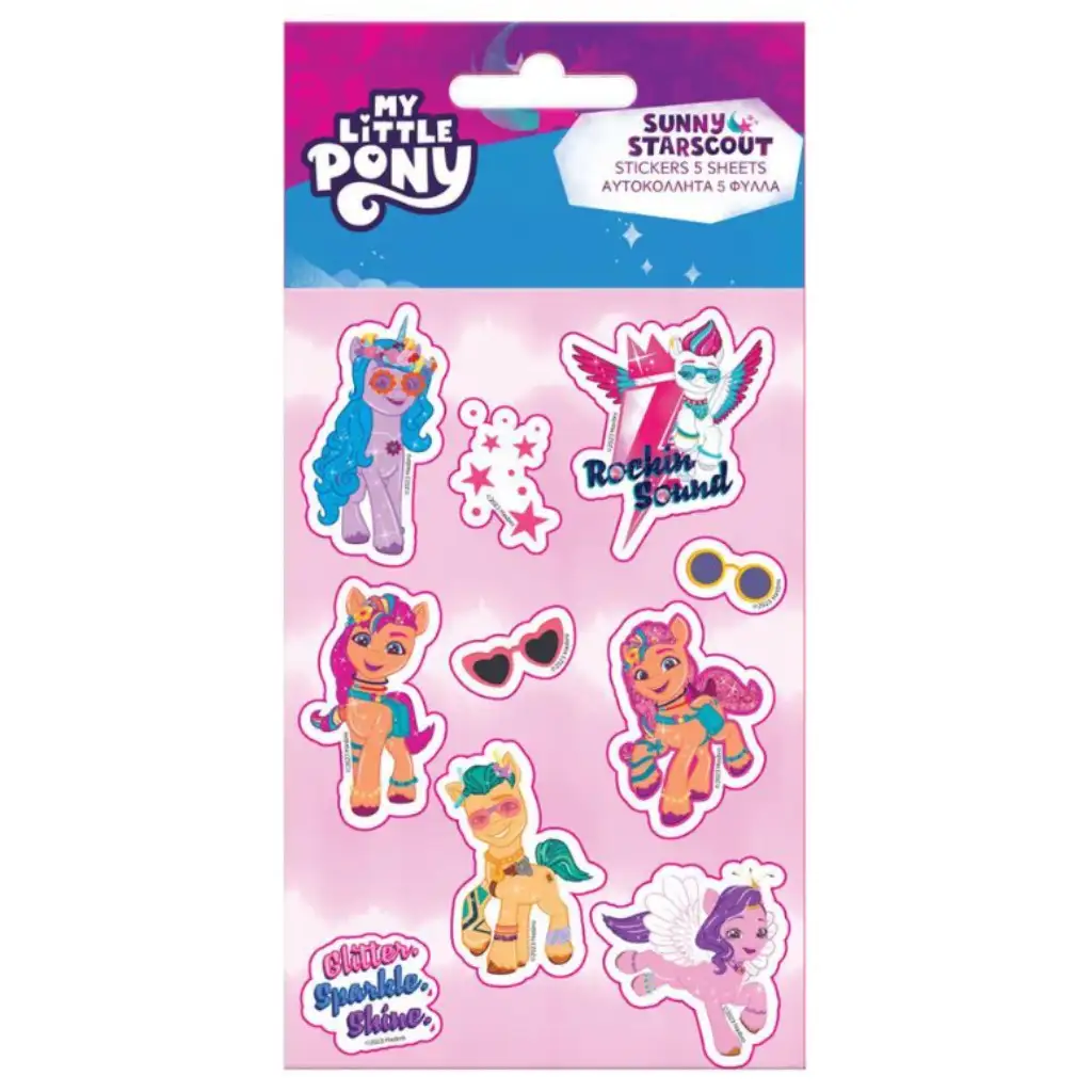 Luna Moj mali poni set samoljepljivih naljepnica 8x12cm u listu 5 kom Cene