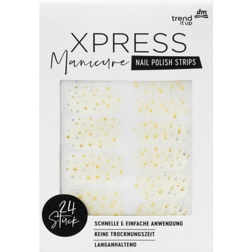trend !t up xpress manicure folija za nokte – 033 sprinkle stars 24 kom Cene