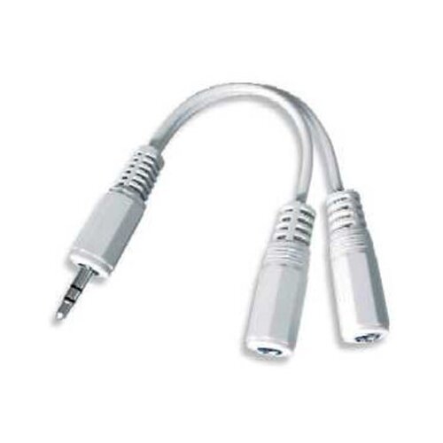 Audio kabl spliter, 3,5mm stereo to 2&times;3,5mm stereo, 10cm, GEMBIRD CCA-415W Cijene