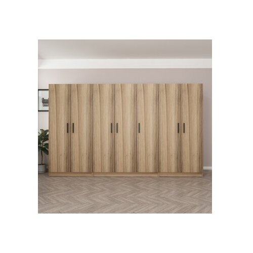 Hanah home Ormar Kale-7502, 315x190x52 cm, Smeđa Slike