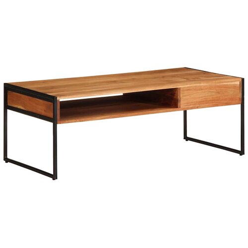  Stolić za kavu 110 x 55 x 40 cm od masivnog bagremovog drva Slike
