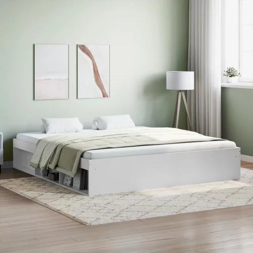 vidaXL Okvir kreveta bijeli 180 x 200 cm veliki bračni