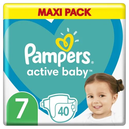 Pampers Active Baby Size 7 jednokratne pelene 15+ kg 40 kom Cijene