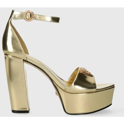 Guess Kožne sandale SETON boja: zlatna, FLPSET LEM03