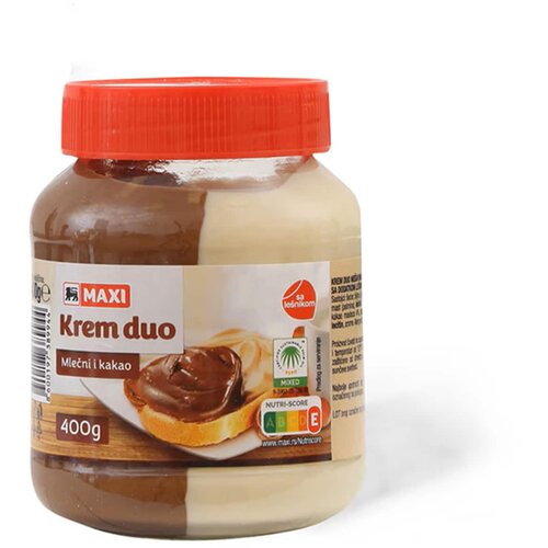 Maxi Krem duo mlecni i kakao 400g Slike