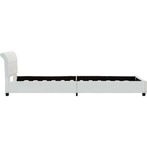 VidaXL okvir za krevet od umjetne kože bijeli 100 x 200 cm Slike