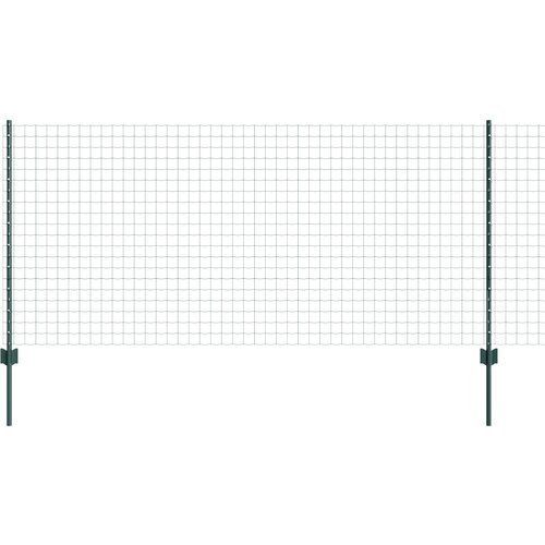 vidaXL Euro ograja z 11 U stebrički Zelena 1x25 m Jeklo, (22086235) Cene