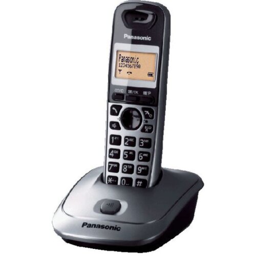 Panasonic telefon bežični, DECT/GAP, 1.4" display 1.4, metalik siva, KX-TG2511FXM Cene