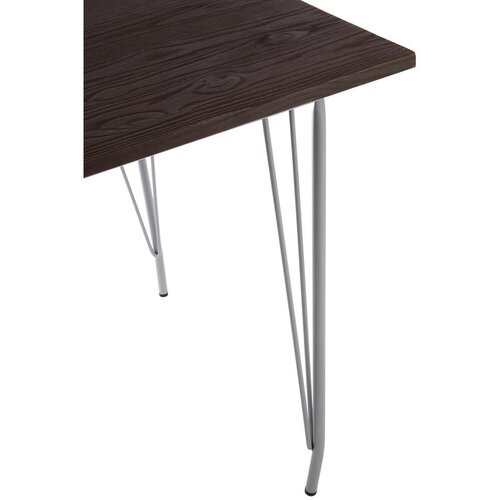Premier Housewares Jedilna miza iz masivnega bresta &amp;oslash; 80 cm District &amp;ndash; Slike