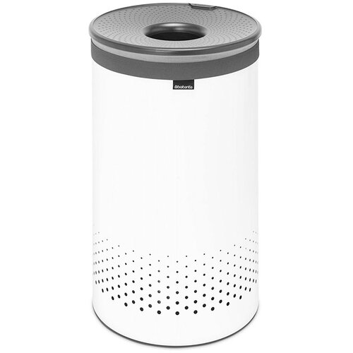 Brabantia Ko&amp;scaron; za perilo, 60 L, okrogel, bel Slike