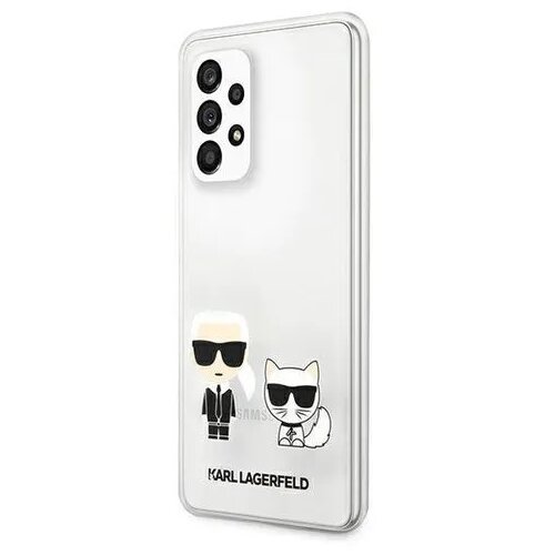 Karl Lagerfeld KLHCA53CKTR za samsung galaxy A53 prozorna za&amp;scaron;čita - karl and choupette Slike