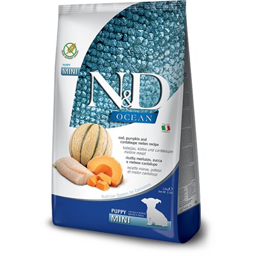 N&amp;amp;d Hrana za pse Ocean Puppy Medium&amp;amp;Maxi Cod, Pumpkin&amp;amp;Cantaloupe Melon, 12kg Slike