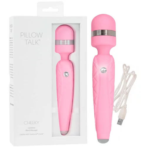 Pillow Talk Cheeky Wand - bežični masažni vibrator (ružičasti)