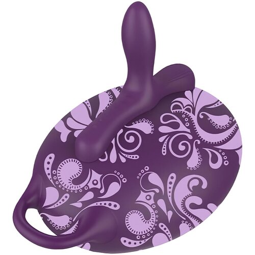 Bouncy Bliss Classic Sit-On Vibrator Purple Cene