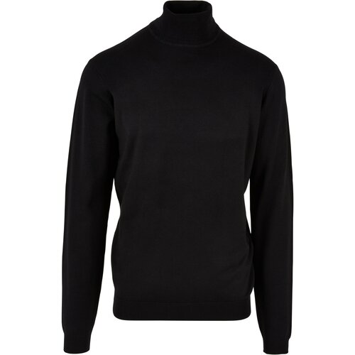 UC Men Knitted Turtleneck Sweater black Slike
