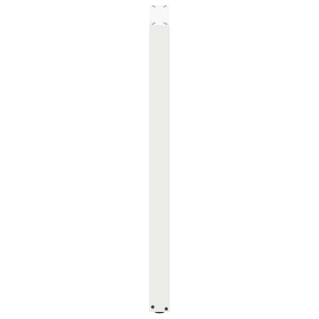  Noge za barsko mizo v obliki črke U, 2 kosa, bele, 60 x (110-111) cm, jeklo Slike