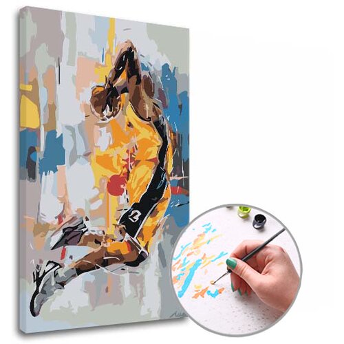  Slikanje po številkah KOBE BRYANT MEMORY | nizka težavnost Cene