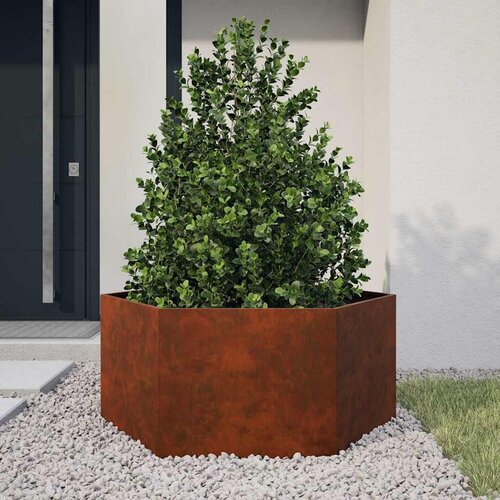  Sadilica boja hrđe 90x90x45 cm od čelika COR-TEN Cijene