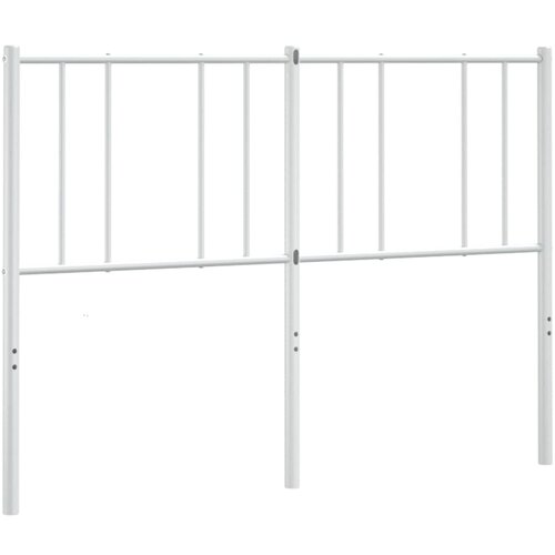 Maison Chic kovinsko posteljno vzglavje - vzglavna omarica - nočna omarica belo 120 cm, (21705001) Slike