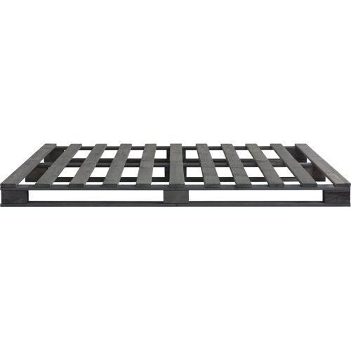  Okvir za krevet od paleta od masivne borovine sivi 200 x 200 cm Slike