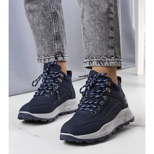 Gemre Navy blue insulated women's boots Durani Cijene