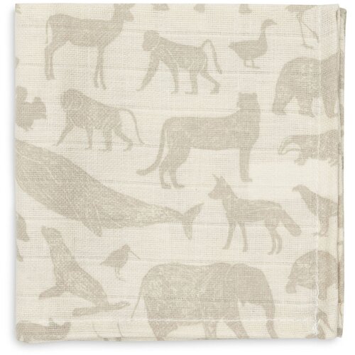 Jollein tetra krpice 3/1, 31x31cm animals nougat Cene