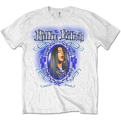 Billie Eilish Košulja Airbrush Unisex White S