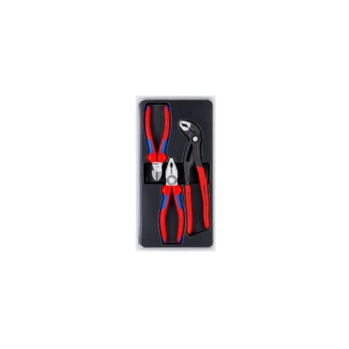Knipex 3-dijelni set klije&amp;scaron;ta kombinovana, sječice i papagajke cobra 00 20 09 V01 Slike