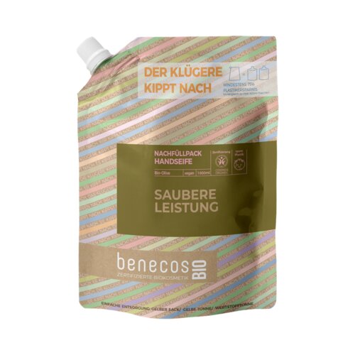 Benecos benecosBIO sapun za ruke &amp;quot;clean performance&amp;quot; - 1.000 ml Slike