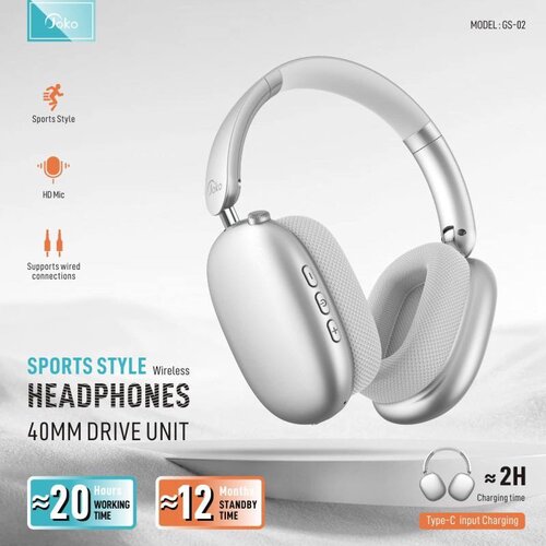 Konfulon bluetooth slušalice joko GS02 sive Cene