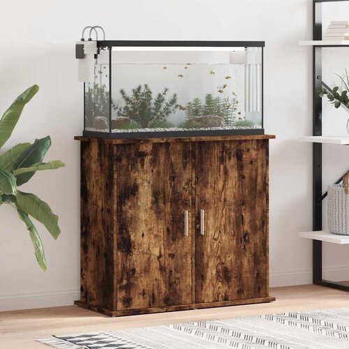  Stalak za akvarij boja hrasta 81 x 36 x 73 cm konstruirano drvo Cijene