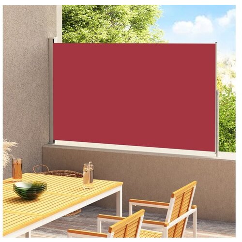  Uvlačiva bočna tenda za terasu 220 x 300 cm crvena Cijene