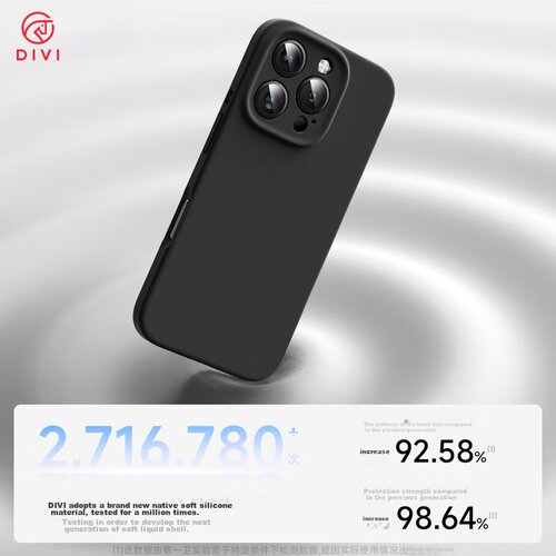  Divi Maska za mobilni telefon iPhone 16 Pro Max, Crna Cene