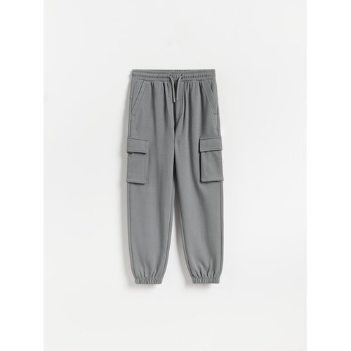Reserved Jogger hlače s cargo džepovima - tamnosivo Slike