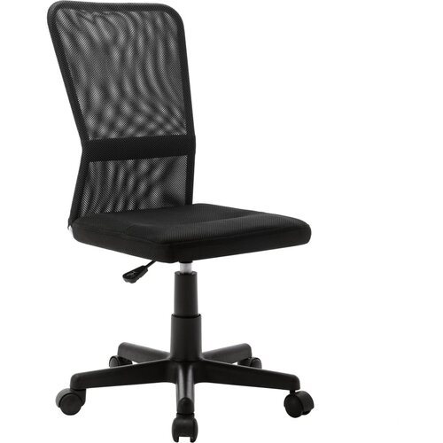 vidaXL Pisarniški stol črn 44x52x100 cm mrežasto blago Cene