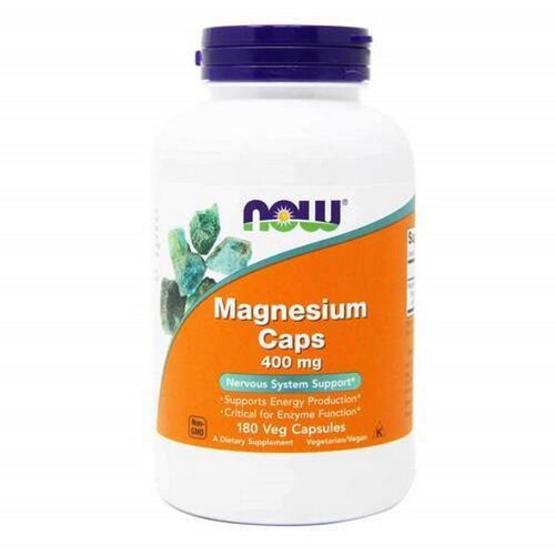 NOW Magnesium tablete 400 mg, 180 komada Slike