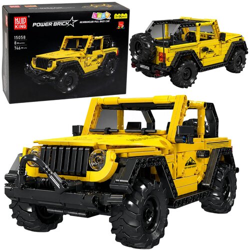 Kockice za slaganje Jeppa Wrangler sa 746 elemenata - žuti Cene