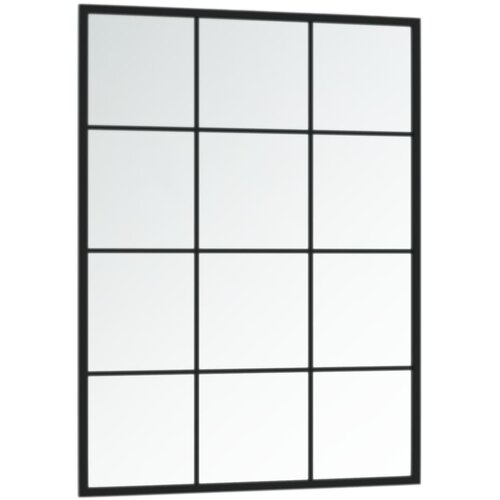 VidaXL Zidna ogledala 3 kom crna 80x60 cm metalna Slike
