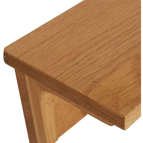 VidaXL Obe&amp;scaron;alo za pla&amp;scaron;če 90x16x16 cm trdna hrastovina Slike