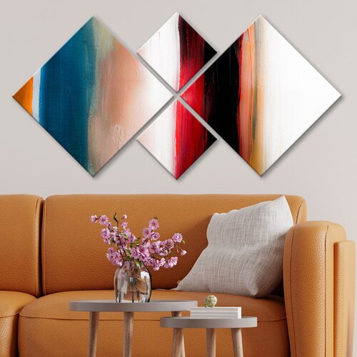 Wallity slika 4MDF1649274049, 60x115 cm, 4 dijela Cene