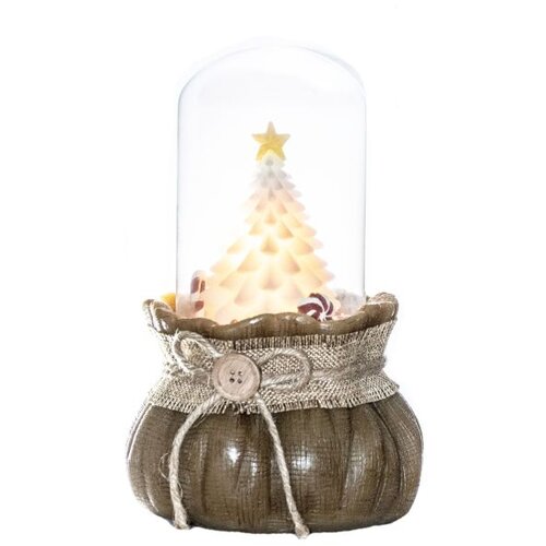  Led novogodi&scaron;nja dekoracija Jelka, 25cm, Bela Cene